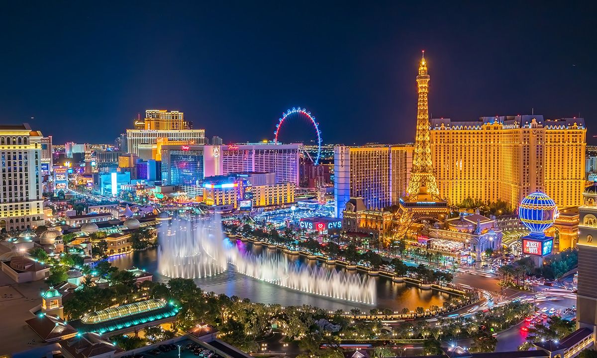 Las Vegas at night. | Photo courtesy: Shutterstock