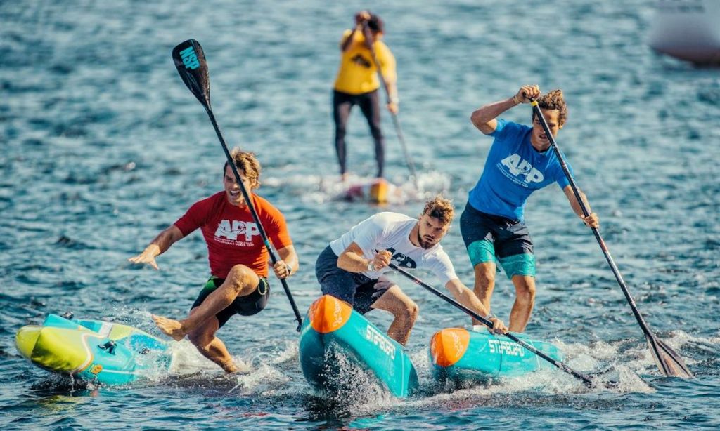 No shortage of action during the APP London SUP Open. | Photo courtesy APP World Tour