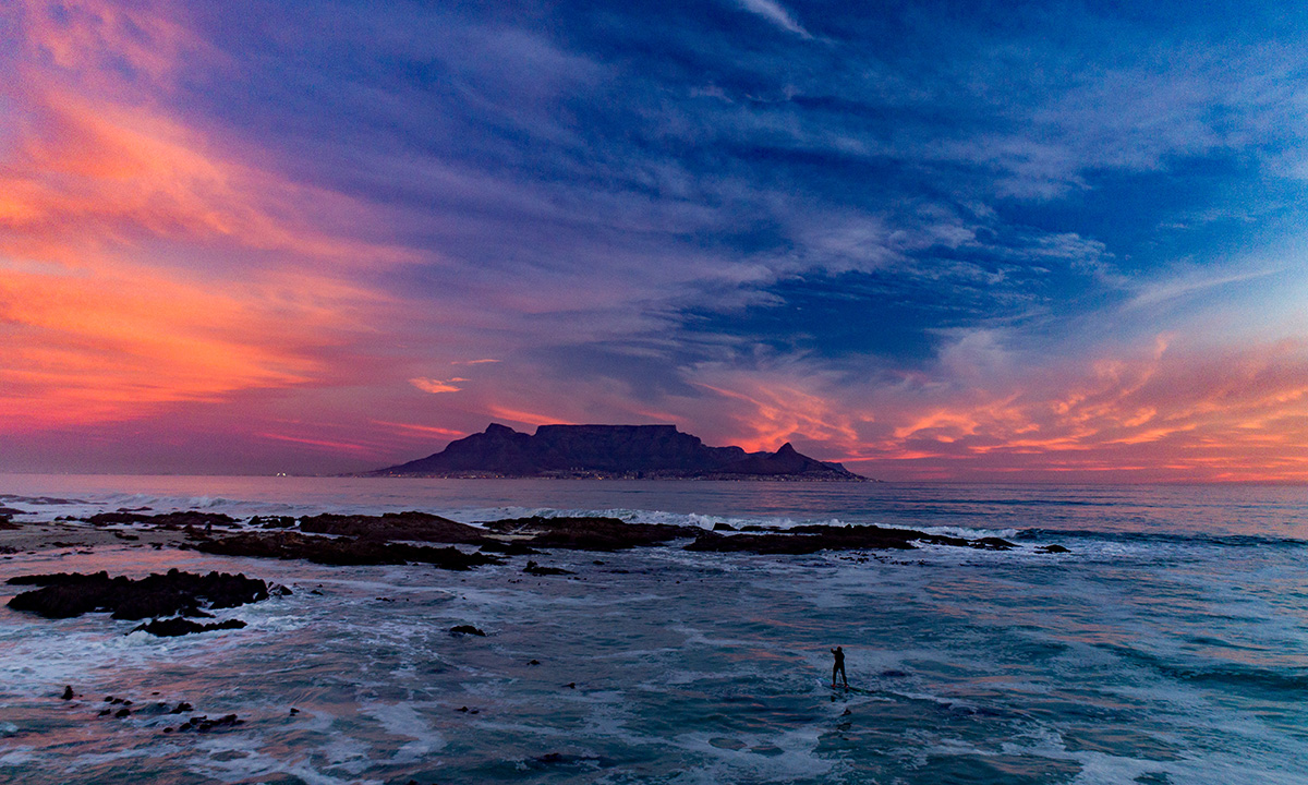 paddle boarding cape town