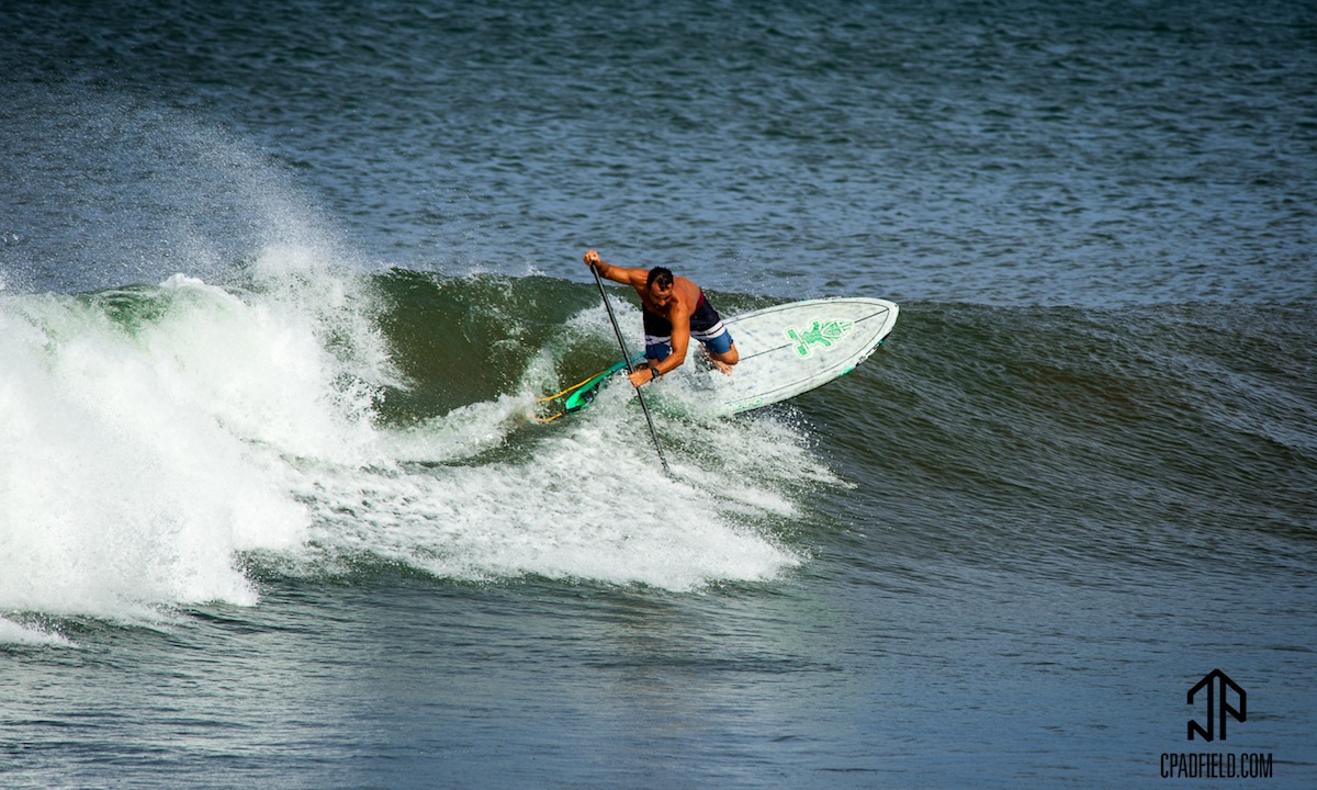 Freights Bay Jason SUP Surf PhotoCredit ChrisPadfield