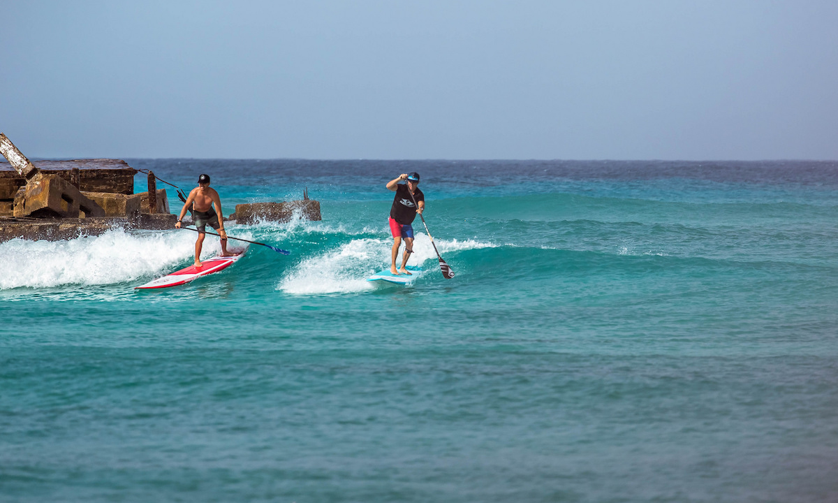 facing waves barbados