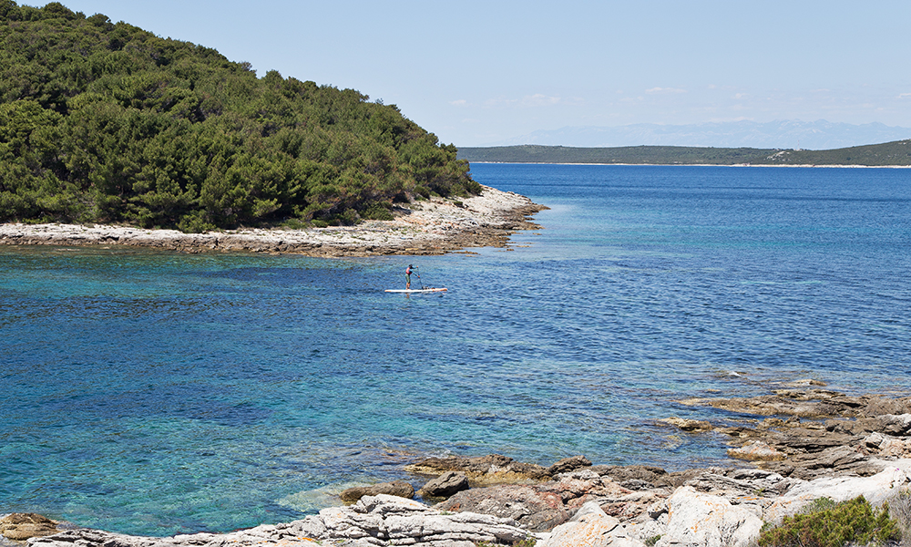 paddle boarding croatia molat 6