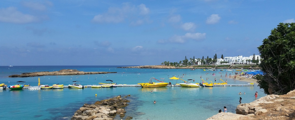 paddleboarding cyprus fig tree bay photo david wilson