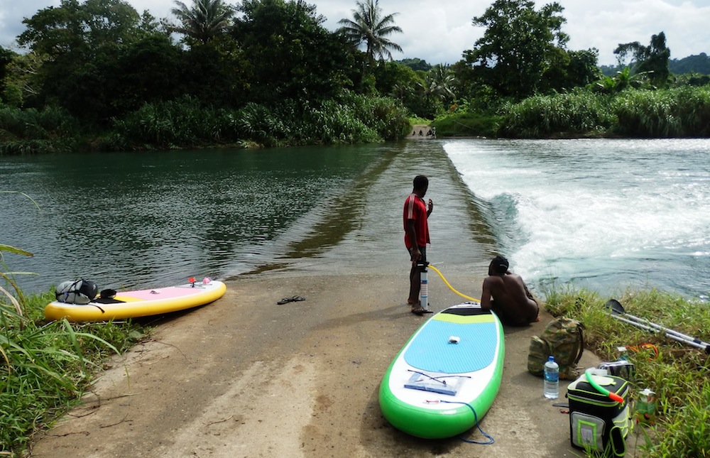 drop in pointp for the jordan river espiritu santo vanuatu