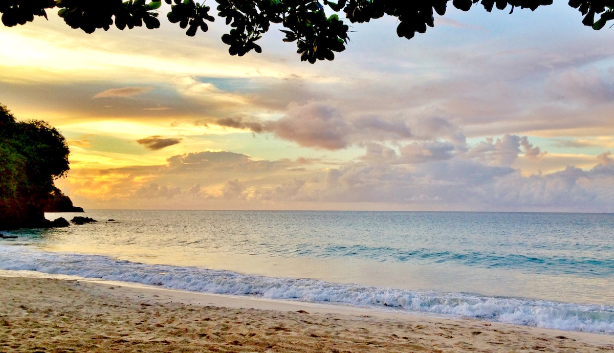 paddle boarding grenada sunset