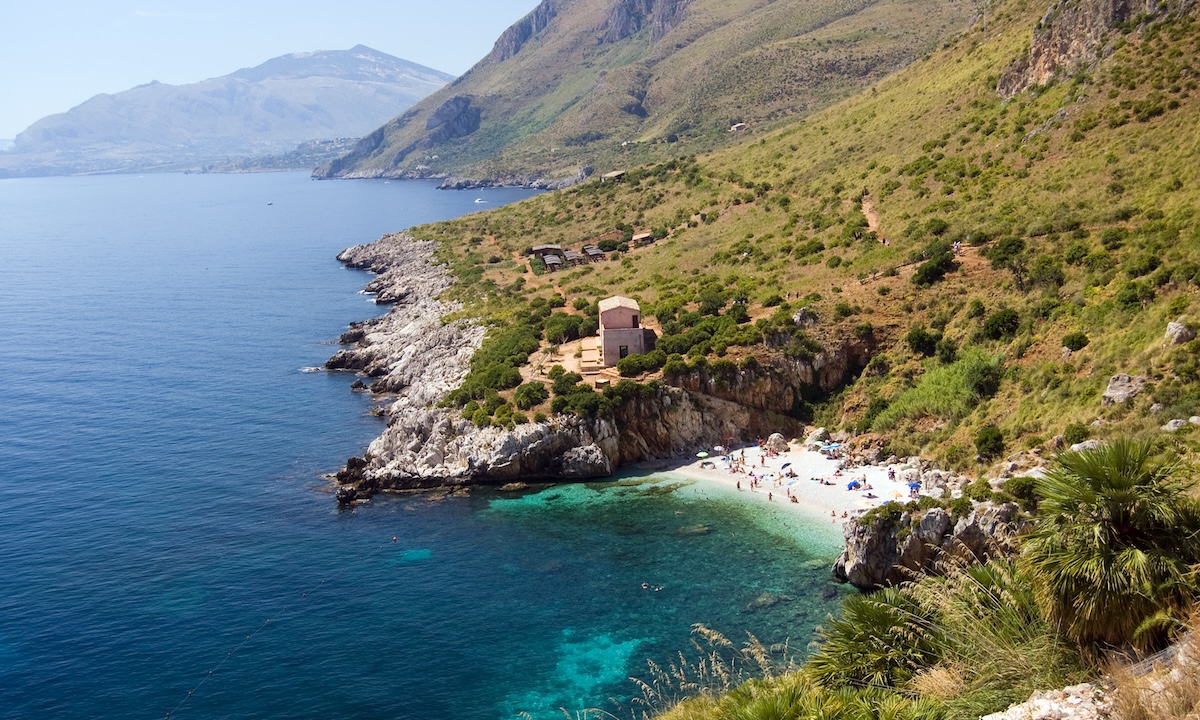 Paddleboard in sicily riserva dello zingaro