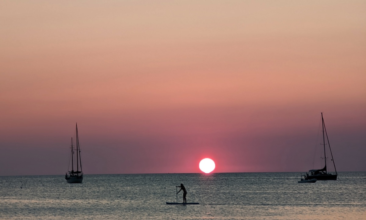 Paddleboard in sicily