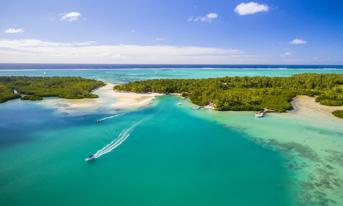 Paddleboarding Mauritius ile aux cerfs