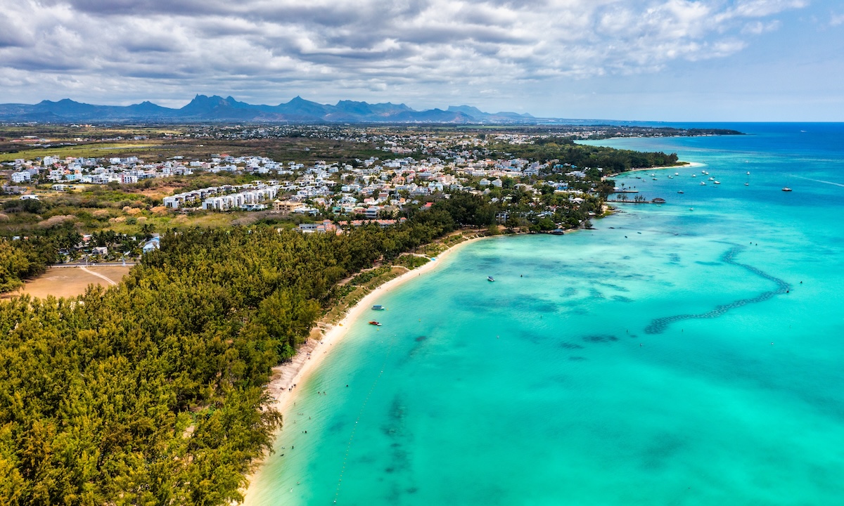 Paddleboarding Mauritius mont choisy