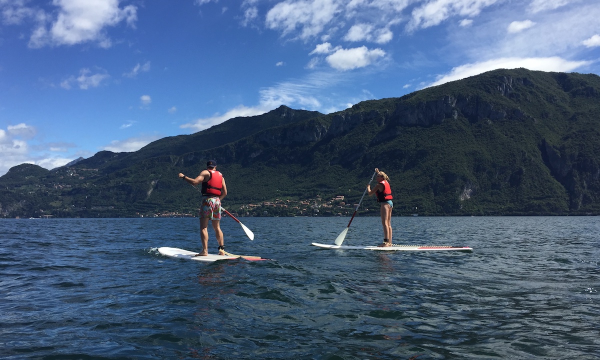 paddle boarding lake como 3