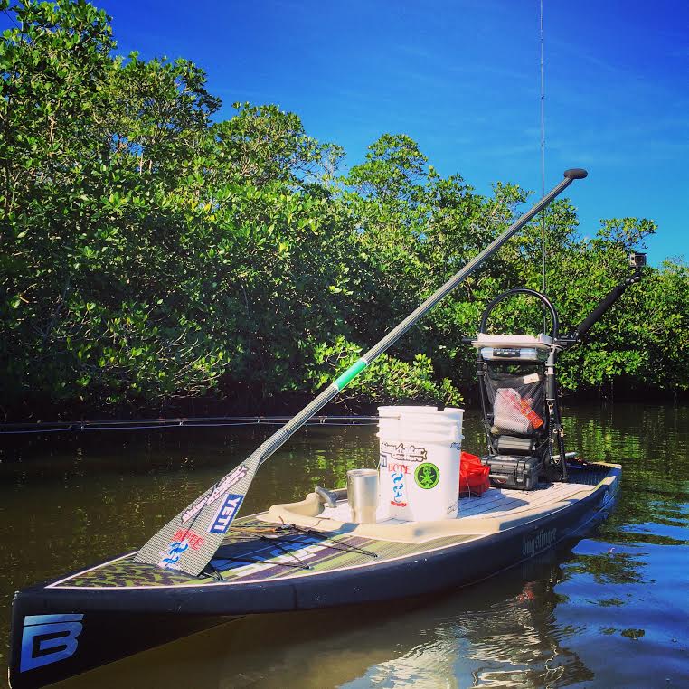 fishing from dock to sup