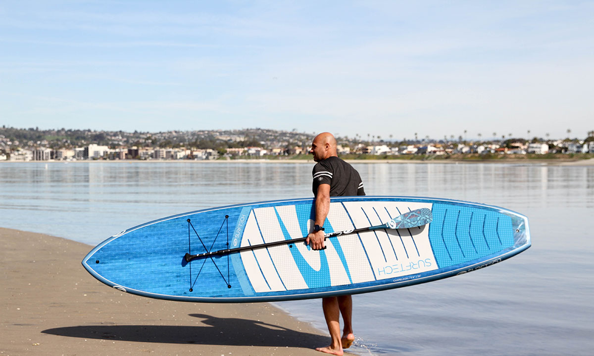 best beginner standup paddle board 2020 surftech chameleon 3