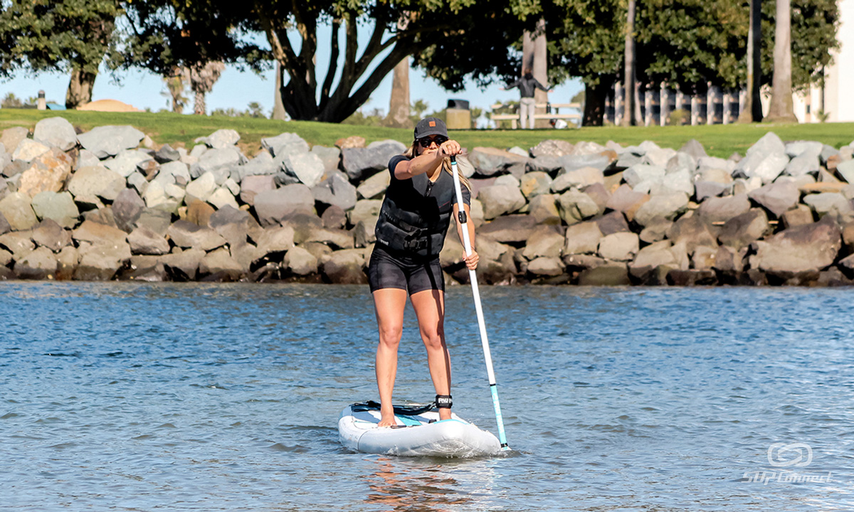 best inflatable standup paddle board 2023 pau hana solo sup backcountry