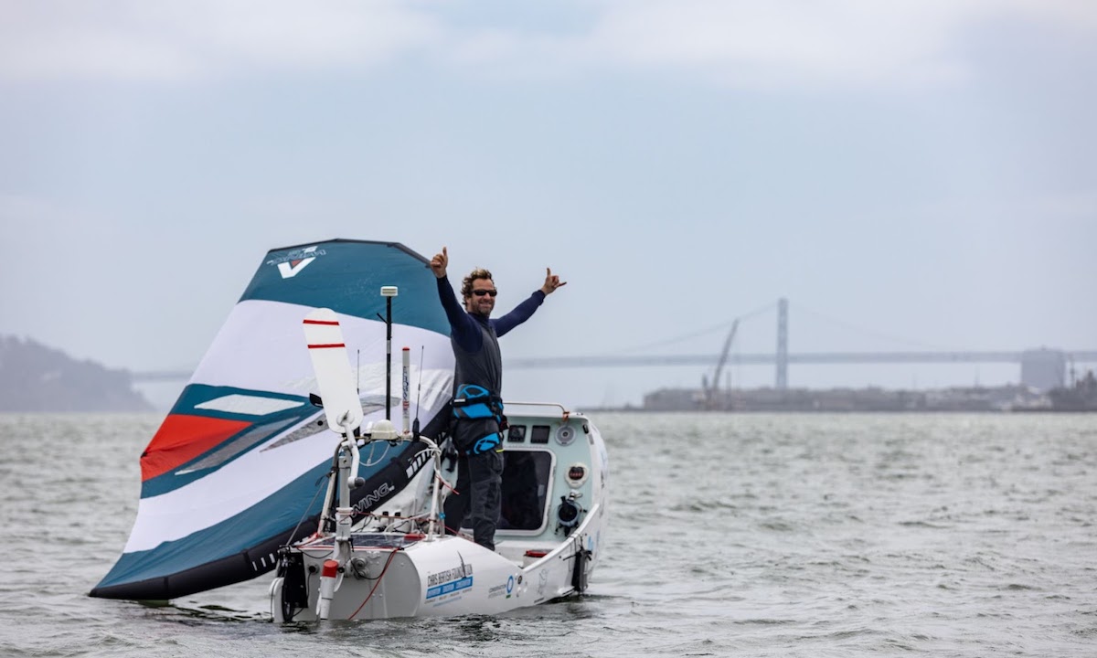 chris bertish transpacific crossing start