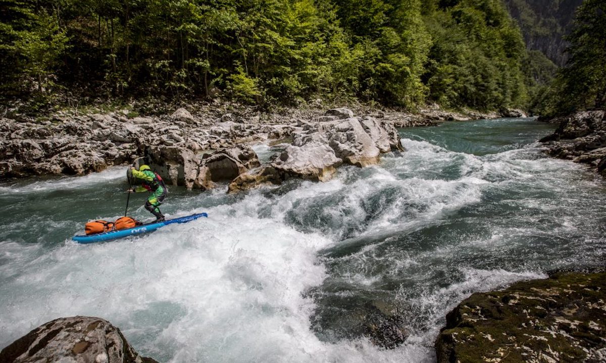 First SUP Descent Of Europe's Deepest Canyon whitewater1