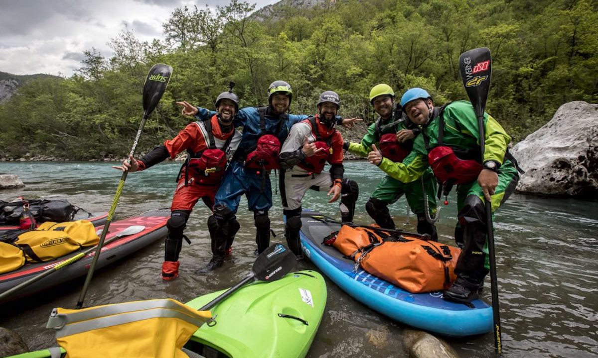 First SUP Descent Of Europe's Deepest Canyon group