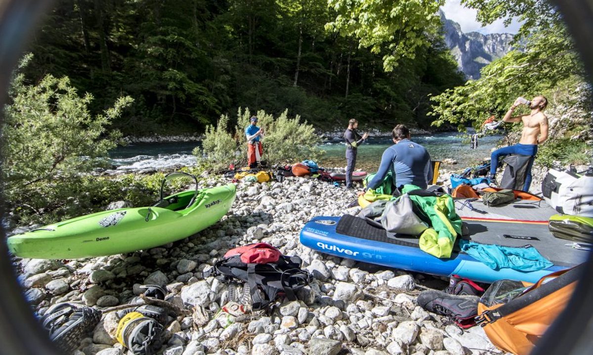 First SUP Descent Of Europe's Deepest Canyon resting