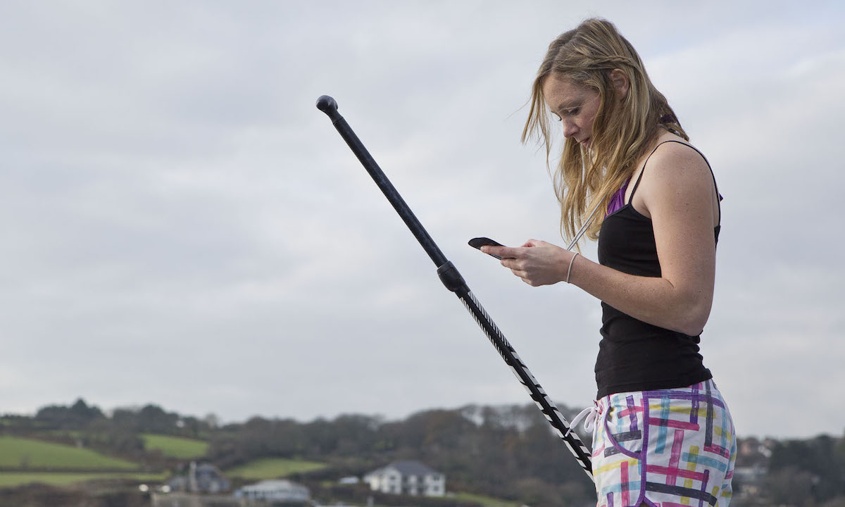 take phone paddleboarding