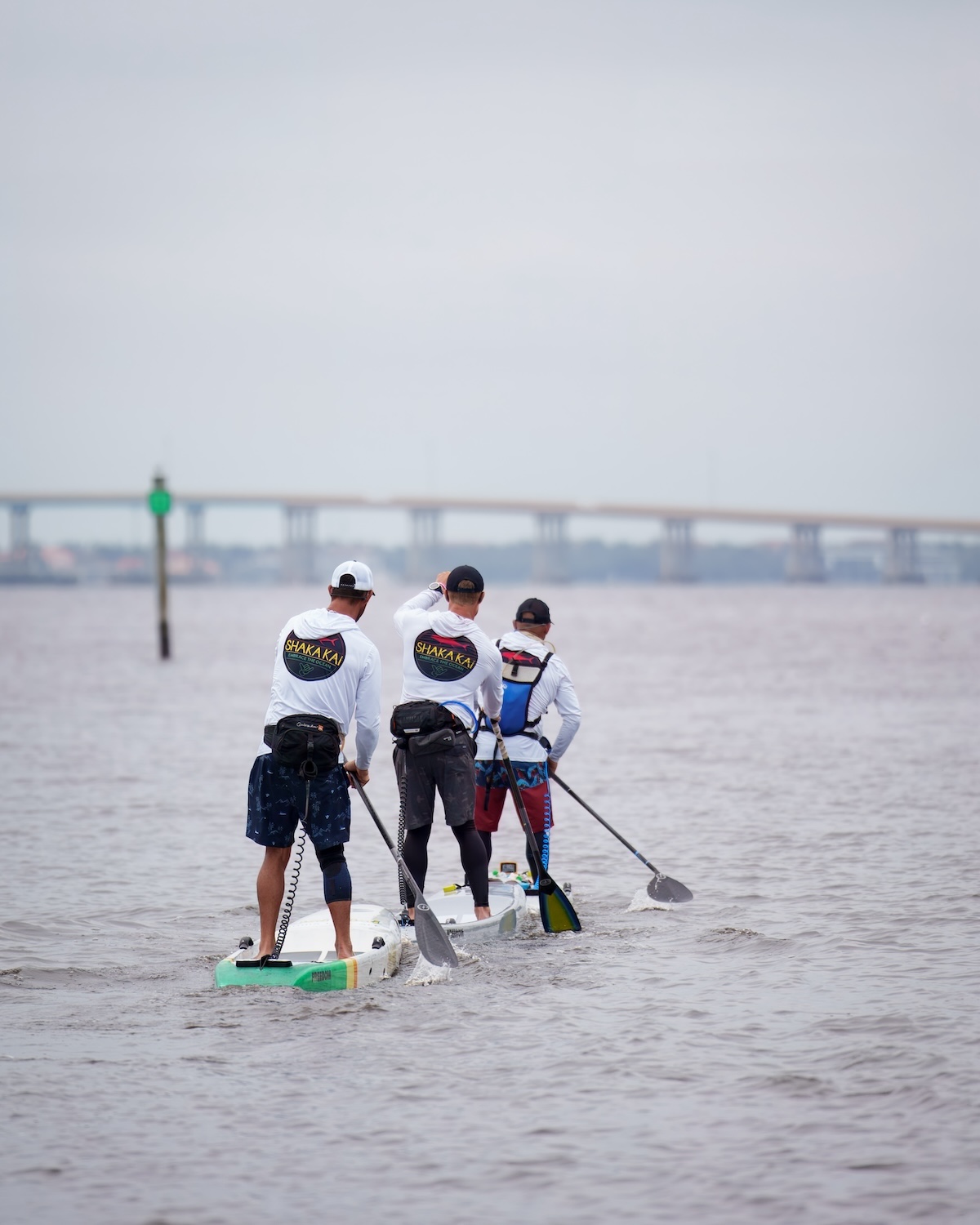 Paddlers in intracoastal