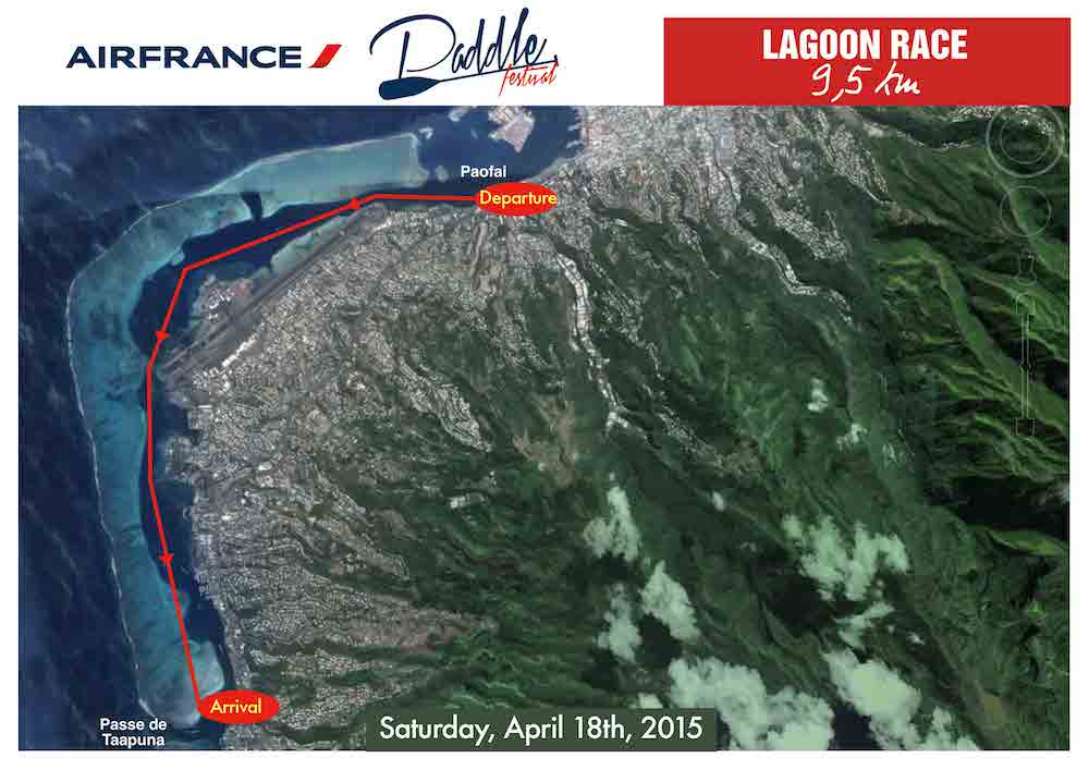 air france paddle festival 2015 lagoon race