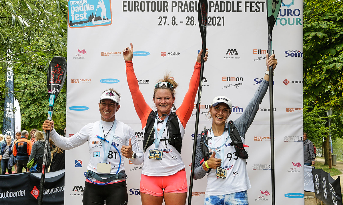 prague paddle fest 2021 women podium