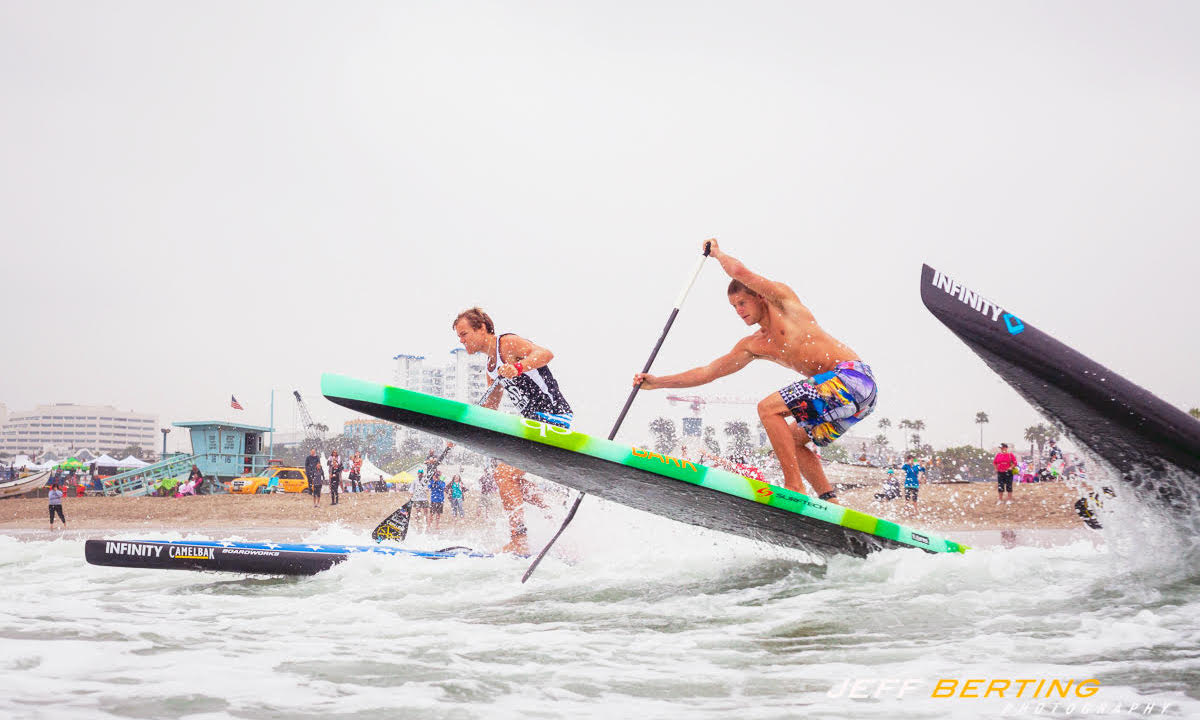 santa monica pier paddleboard race 2016