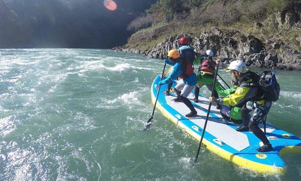 group sup fun rafting