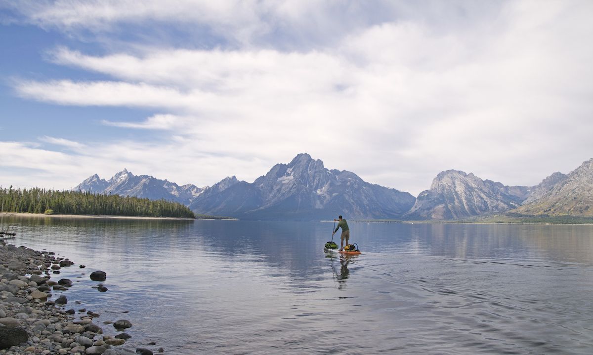 A SUP Expedition of Jackson Lake at Grand Teton National Park