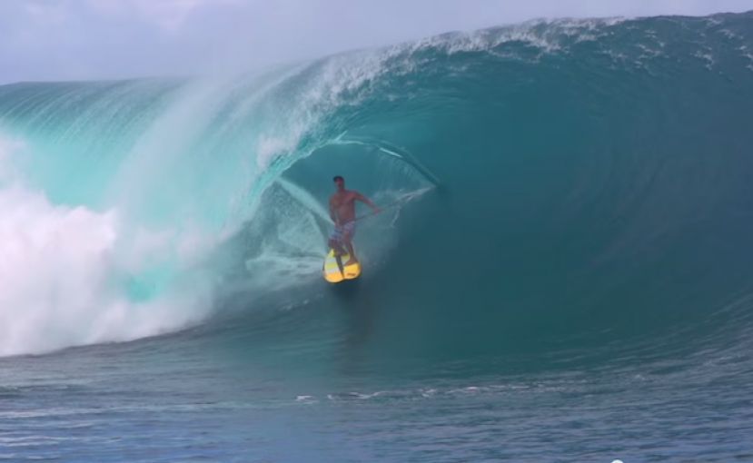 Capturing The Ultimate Stand Up Paddling Shot In Tahiti