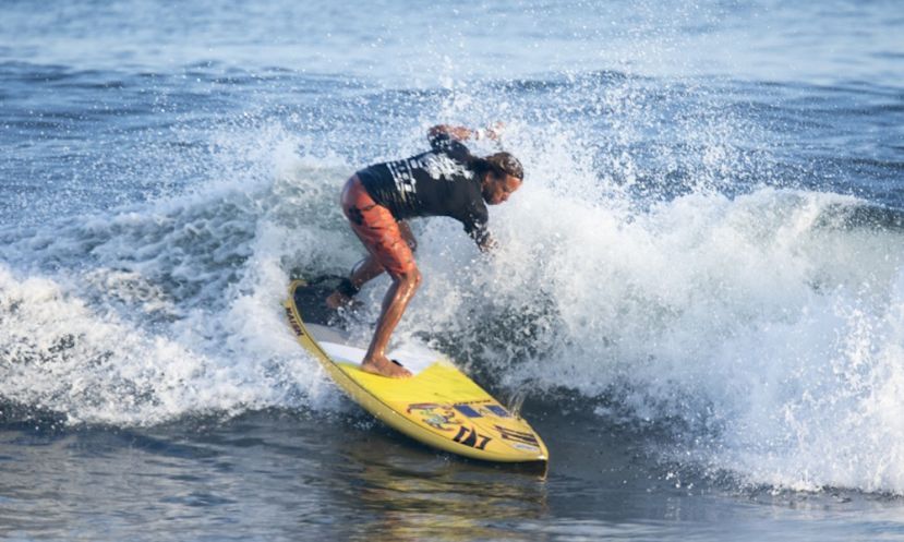 Brian Talma, one of two brothers making up Team Barbados, represented his country proudly as a SUP surfer. | Photo: ISA/Ben Reed