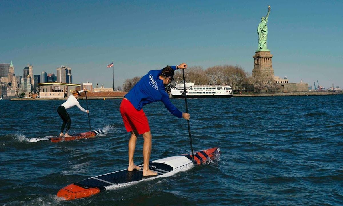 A look at the NY SUP Open course. | Photo courtesy: APP World Tour