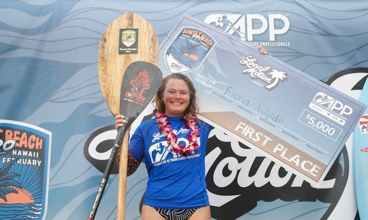 Fiona Wylde, 2019's Sunset Beach Pro champ. | Photo: APP World Tour