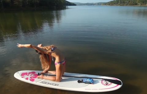 Jodelle Fitzwater's Journey Into SUP Yoga