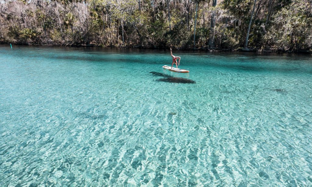 Tori Kubick in the Florida Springs. | Photo: Mike Winkles