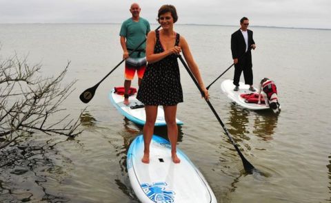 Couple Gets Married On Paddleboards