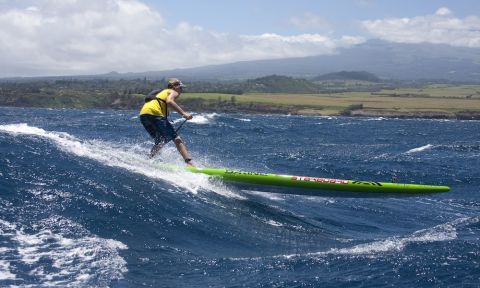 Maui's Connor Baxter once again took home the win in front of his family and friends at this year's Olukai Ho'olaule'a. | Photo: Erik Aeder