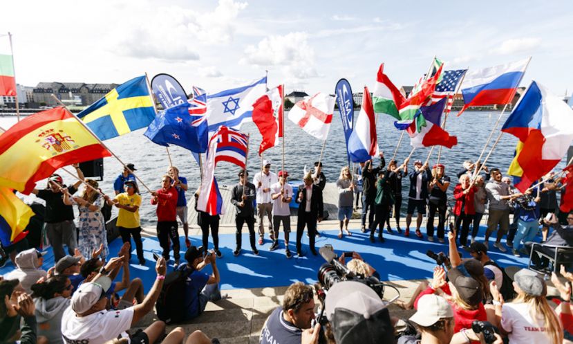 Opening ceremony at the 2017 ISA World SUP &amp; Paddleboard Championship in Denmark. | Photo by Ben Reed / ISA