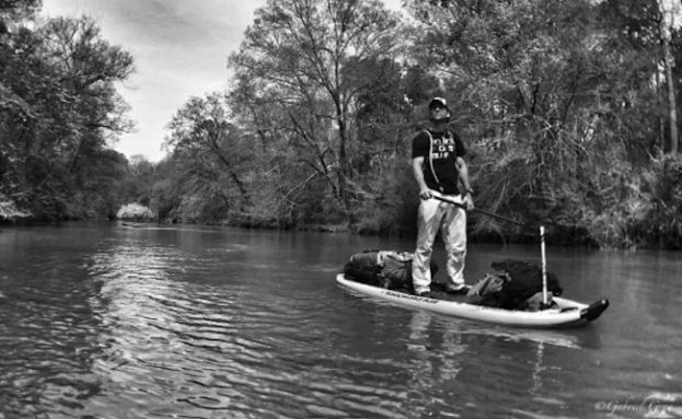 Gabriel Gray Paddles For The Flint River, Georgia