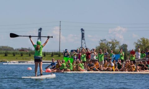 Maddi Leblanc Honors Loved Ones With Charity Paddle, On Board