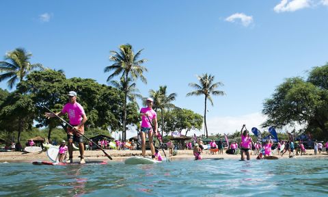 Maui's Paddle for a Cure event raised $36,000 for the Susan G Komen Foundation of Hawaii!