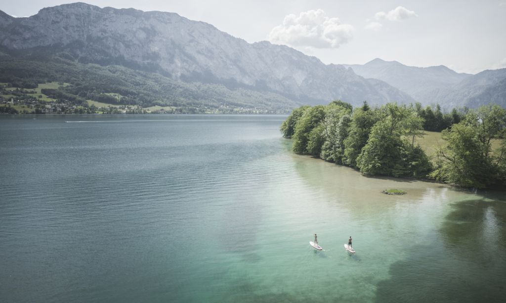 Stunning views of Attersee. | Photo: TVB Attersee-Attergau