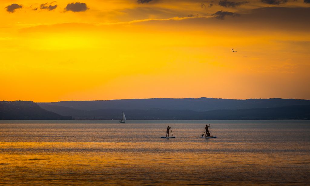 Sunset on Lake Balaton | Photo: Shutterstock