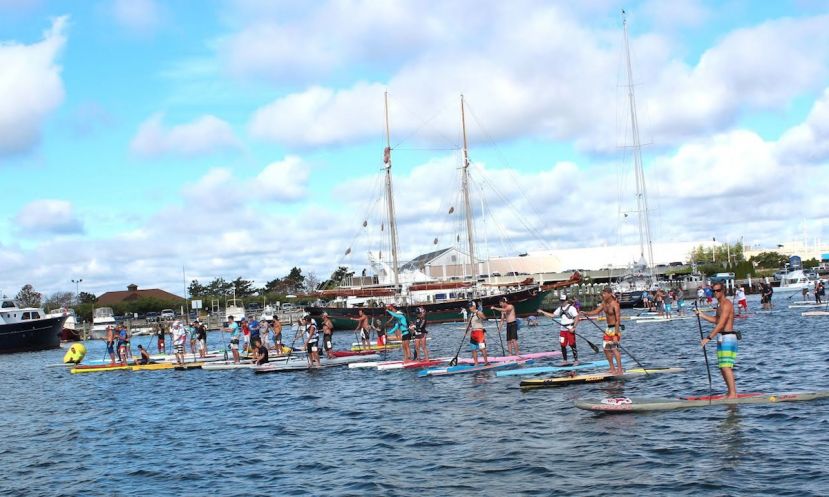 The Newport SUP Cup is a family fun standup paddle race for a great cause based at the historic Newport Shipyard.