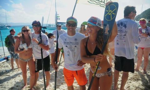 Kieren Gran, Quintin Chiapperino & Fiona Wylde celebrate their win at the 2016 Painkiller Cup. | Photo Courtesy: Quintin Chiapperino