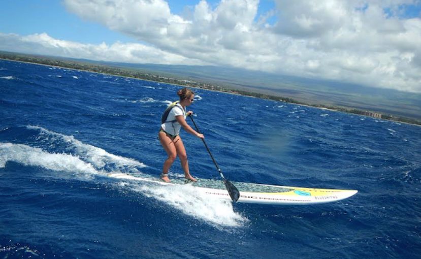 Bailey Rosen Prepares To Paddle The Molokai 2 Oahu