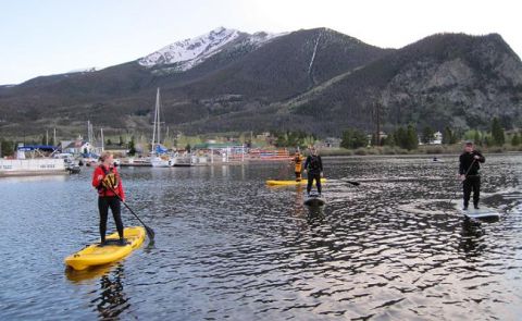 Wet Suit Free SUP at Dillon Looks Promising