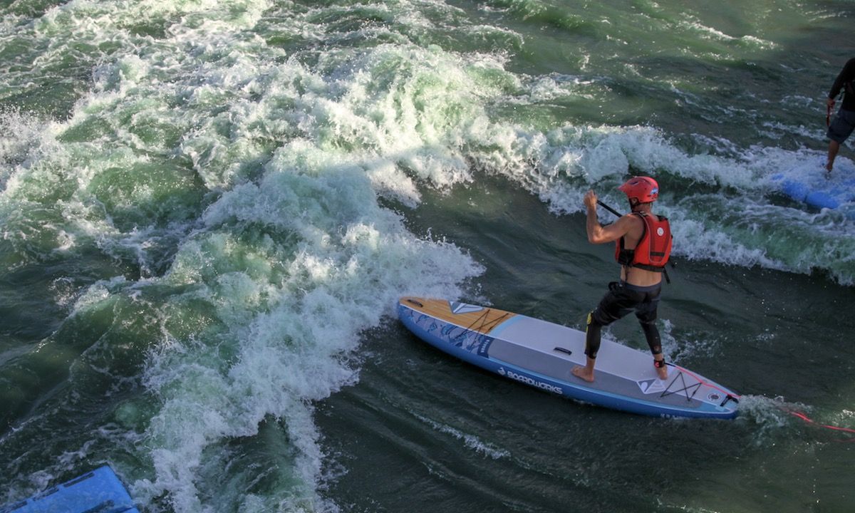 Demo day at the Riversport Adventure Park in 2018. | Photo: Supconnect