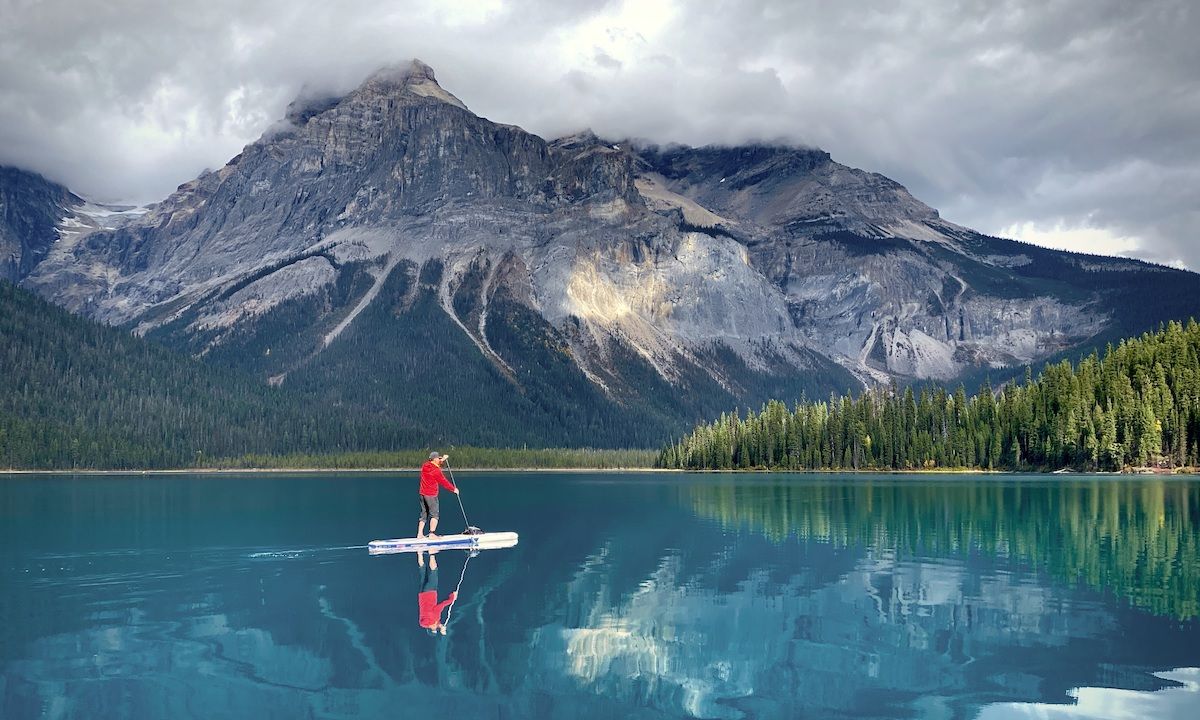 The last light of summer on Emerald Lake BC. | Photo via Jean McBroom / Supconnect Photo Contest