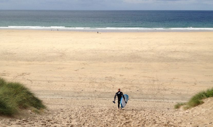 Cornwall, UK sand dunes. | Photo: Tez and Fi Plavenieks