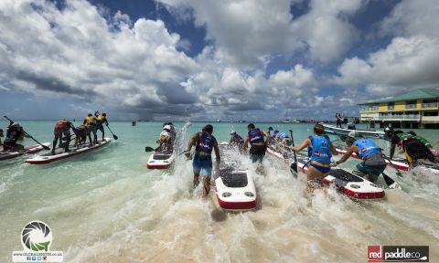 The race start at the 1st ever Dragon World Championships. | Photo: Red Paddle Co / Globalshots.co.uk